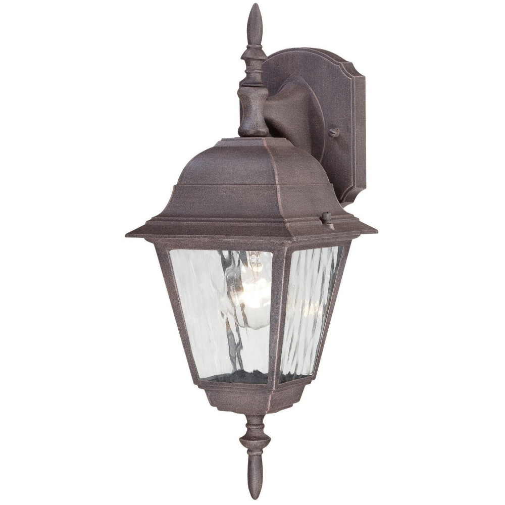 Westinghouse Textured Rust Patina Single Light Wall Lantern - Ascmtools