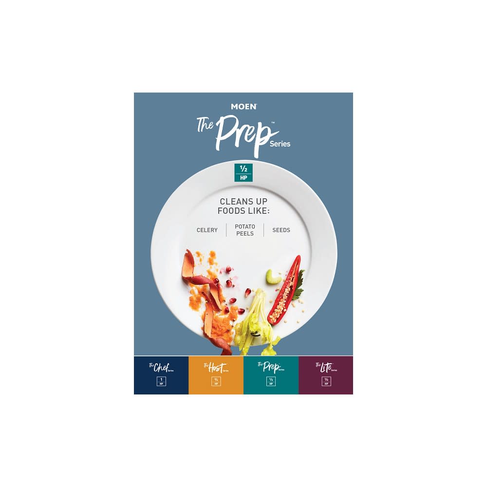 Moen GX Series Prep 1/2HP Continuous Feed Garbage Disposal - Ascmtools