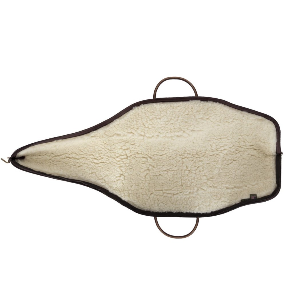 Duluth Pack 49 In. L Brown Trim Bison Leather Rifle Case - Ascmtools