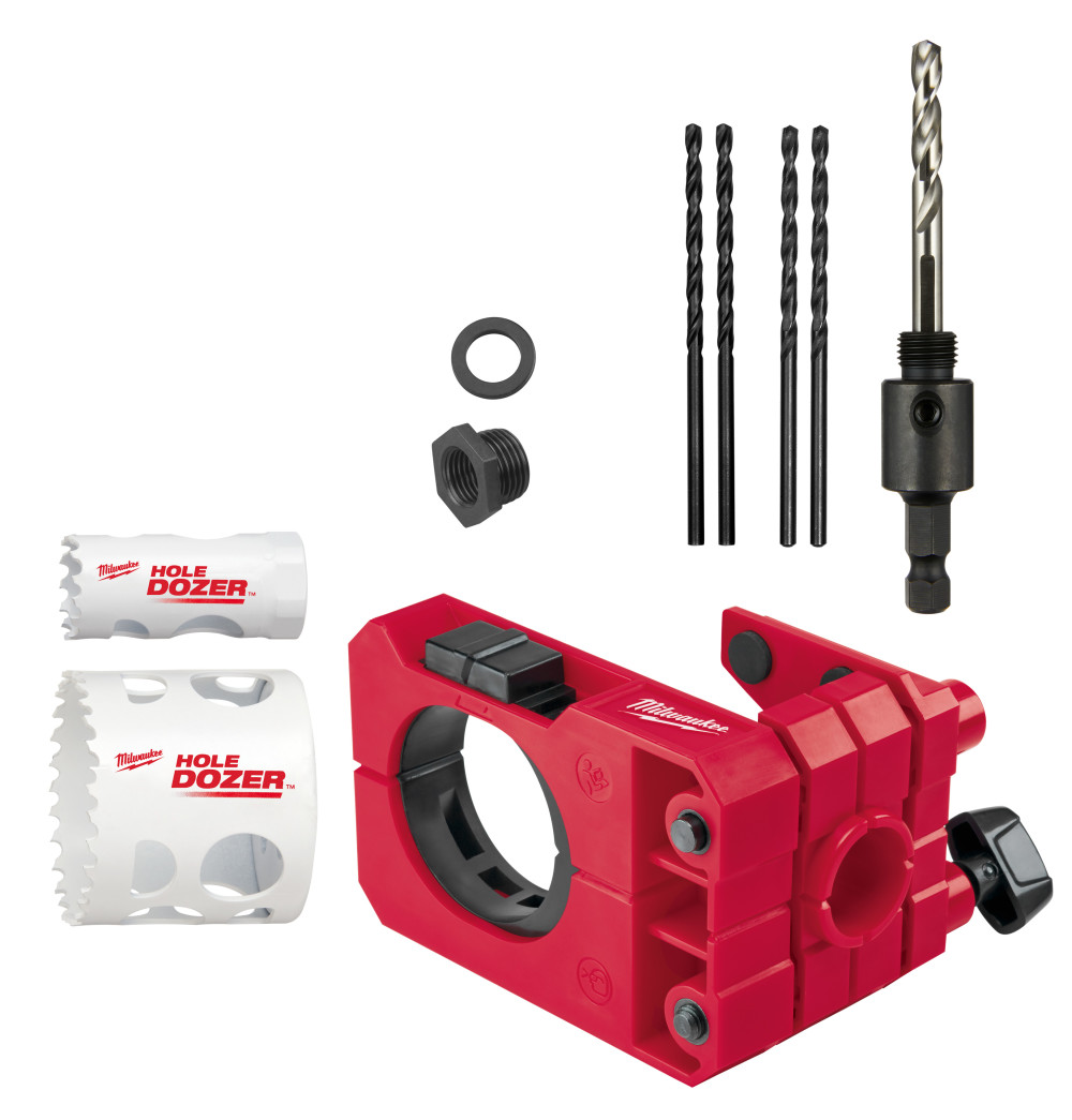 Milwaukee HOLE DOZER Door Lock Installation Hole Saw Kit - Ascmtools