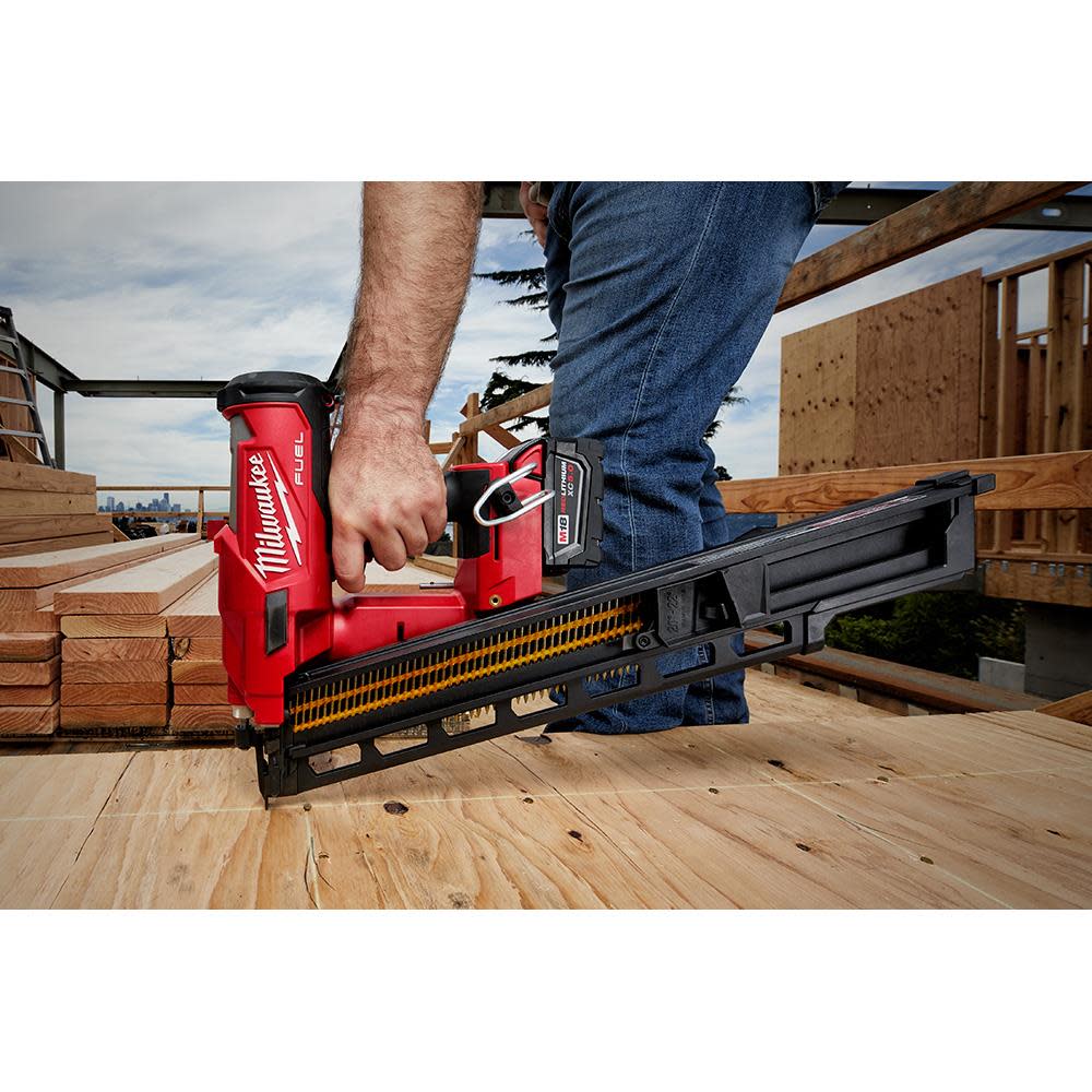 Milwaukee M18 FUEL 21 Degree Framing Nailer - Ascmtools