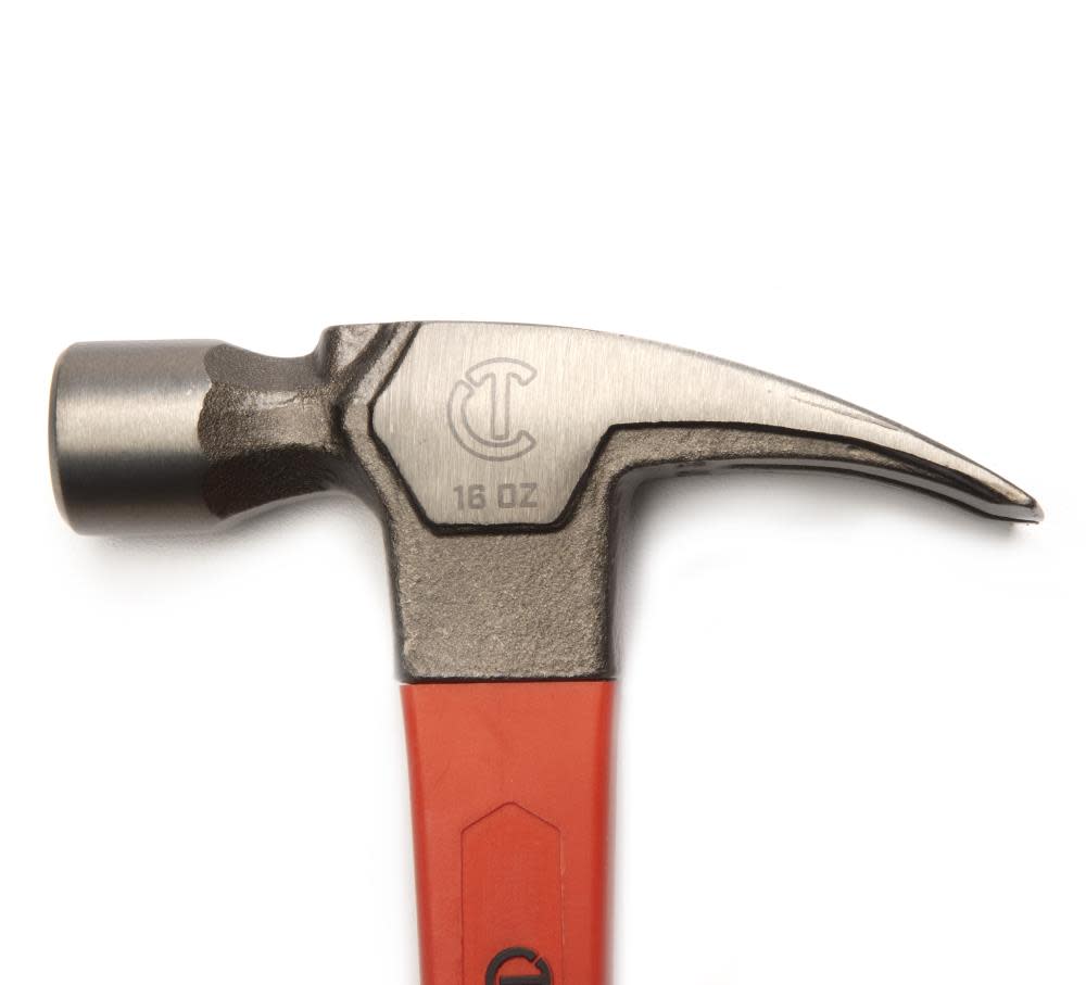 Crescent Rip Claw Hammer with Fiberglass Handle 16oz - Ascmtools