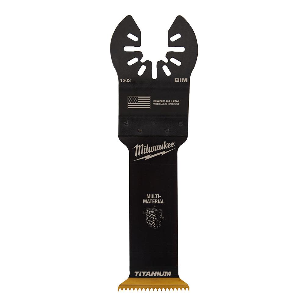 Milwaukee OPEN-LOK 1-1/4″ TITANIUM ENHANCED BI-METAL MULTI-MATERIAL BLADE 1PK - Ascmtools