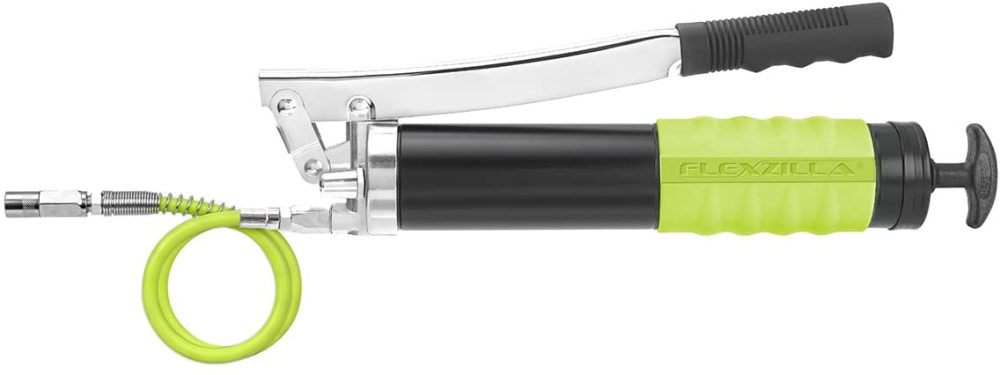 Legacy 18 In. Grease Gun with Rigid Extension & Flexible Grease Hose - Ascmtools