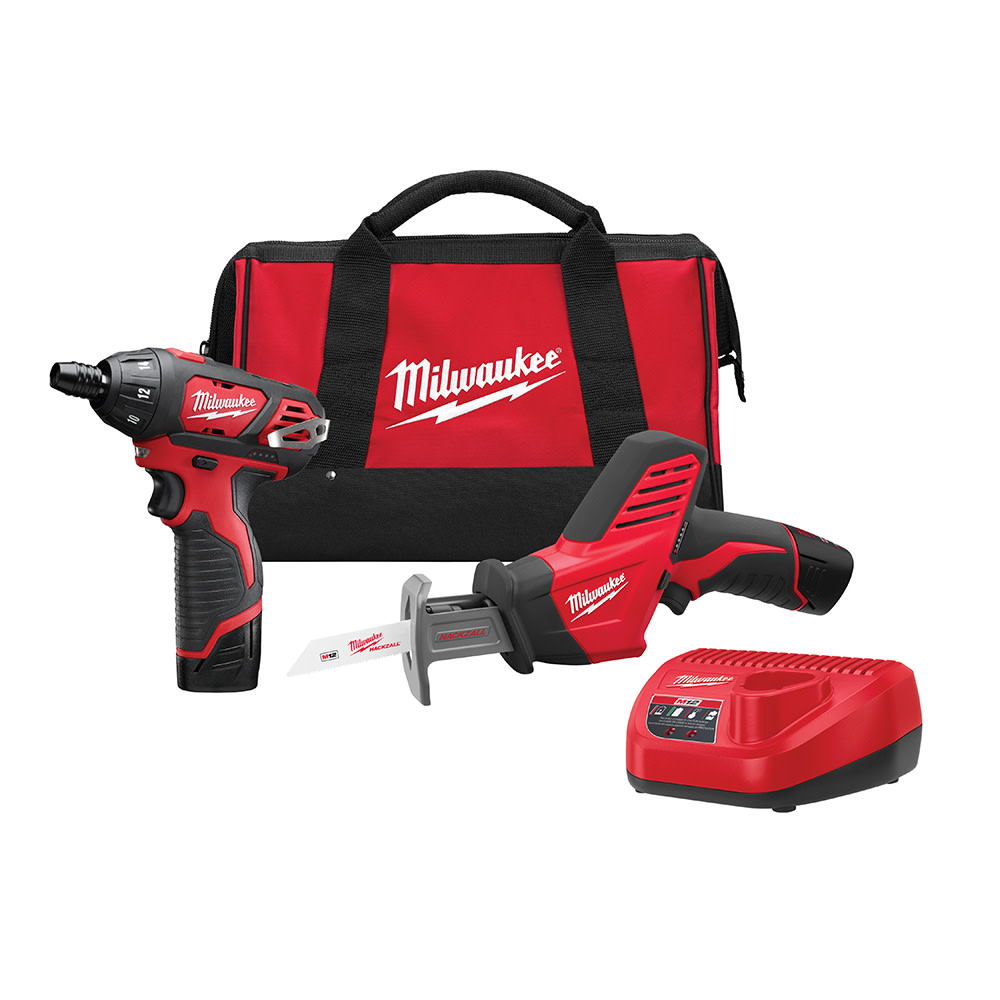 Milwaukee 12V COMBO SCREWDRIVER/HACKZALL - Ascmtools
