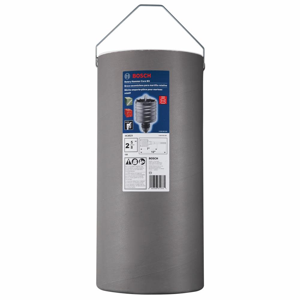 Bosch 2 1/4″ x 12″ SDS max Rotary Hammer Core Bit - Ascmtools