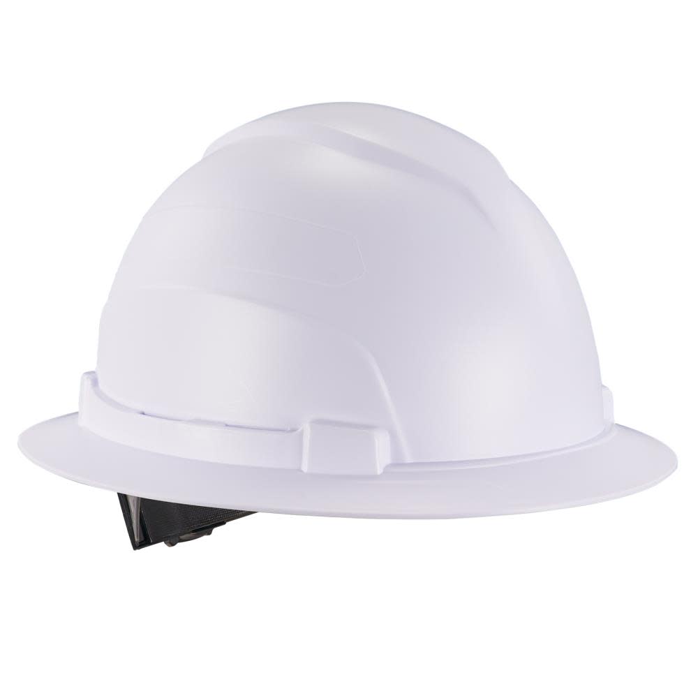 Ergodyne Skullerz 8969 White Lightweight Full Brim Hard Hat Class E - Ascmtools