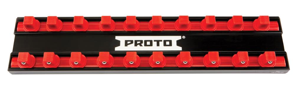 Proto 1/2″ Drive 20 Piece Stud Rail Tray – 14″ - Ascmtools