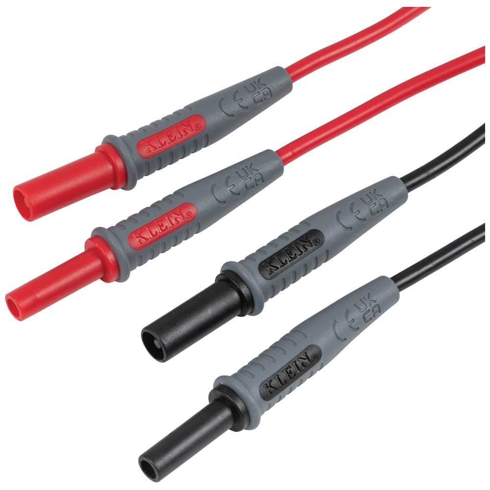 Klein Tools 3′ Lead Adapters Red & Black - Ascmtools