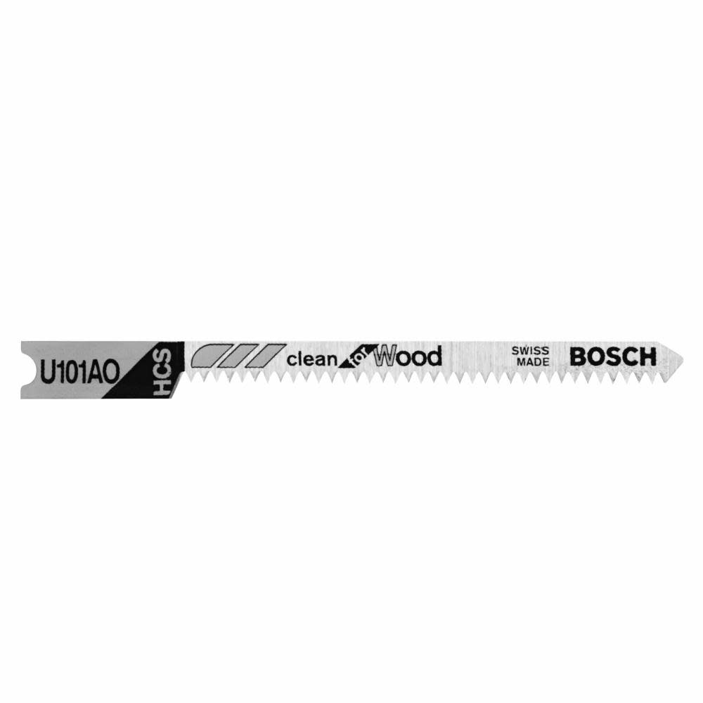 Bosch Jig Saw Blades 5pc 3 1/4″ 20 TPI Clean for Wood U shank - Ascmtools