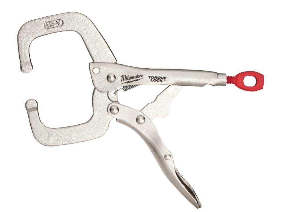 Milwaukee 6 in. TORQUE LOCK Locking C-Clamp With Regular Jaws - Ascmtools