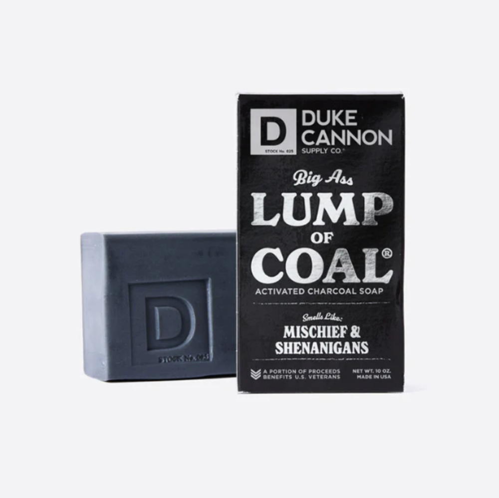 Duke Cannon LUMP OF COAL Soap 10oz Bar - Ascmtools