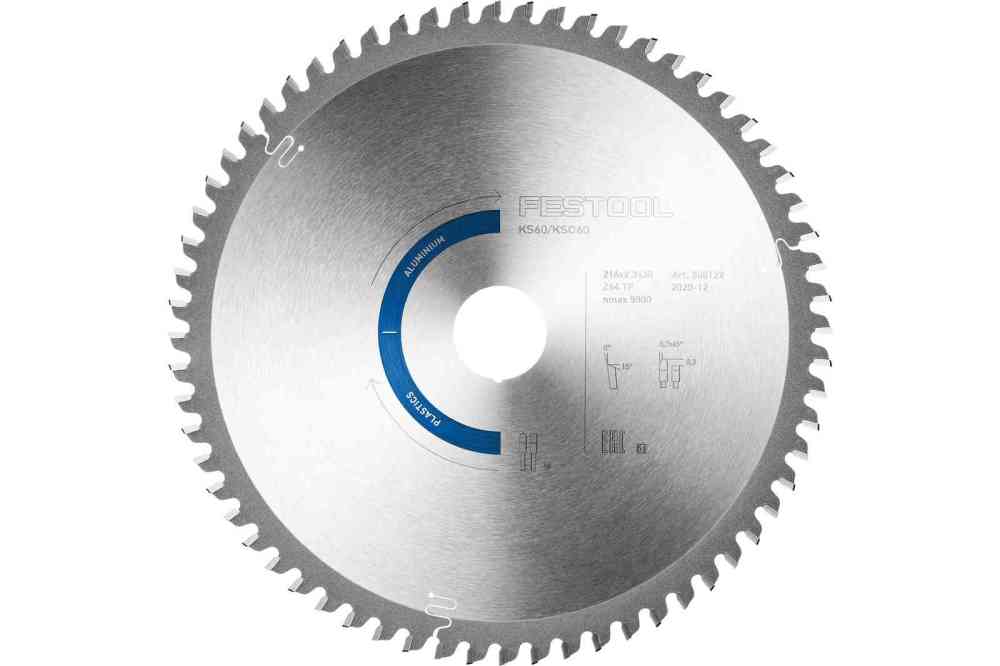 Festool 8 1/2″ Saw Blade Aluminum/Plastics for KS 60 or KSC 60 - Ascmtools