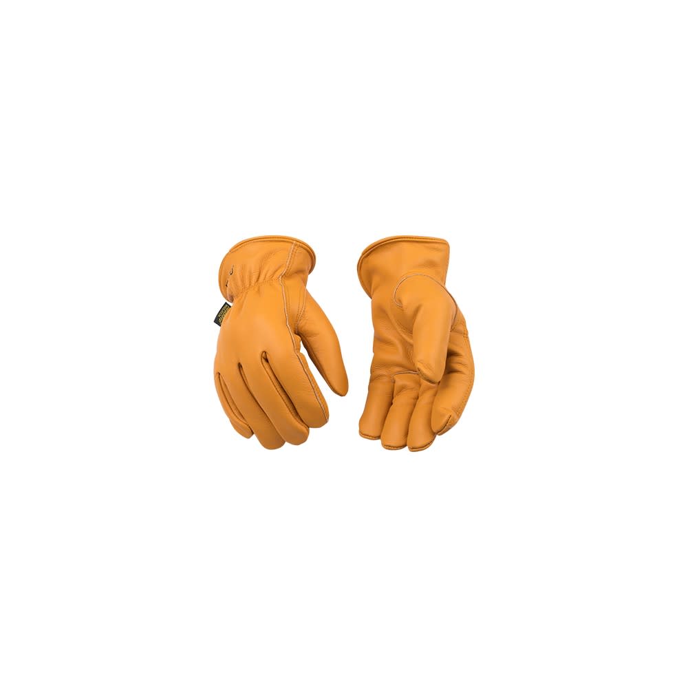 Kinco Dark Golden Grain Buffalo Leather Driver Gloves - Ascmtools
