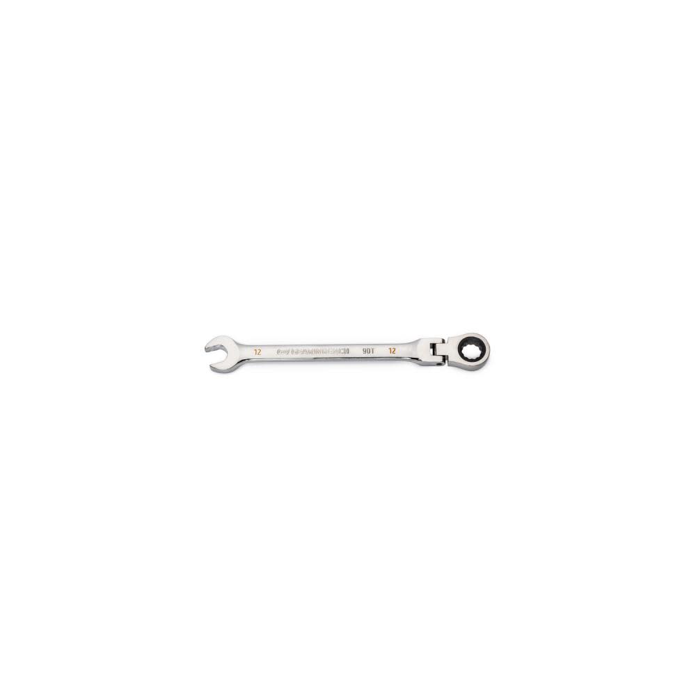 GEARWRENCH 12mm 90T 12 Point Flex Head Ratcheting Combination Wrench - Ascmtools