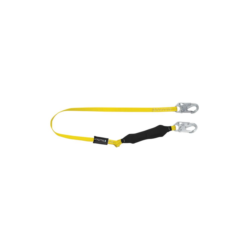 Falltech Soft Pack FT Basic 6′ Single Leg Lanyard with Hook - Ascmtools