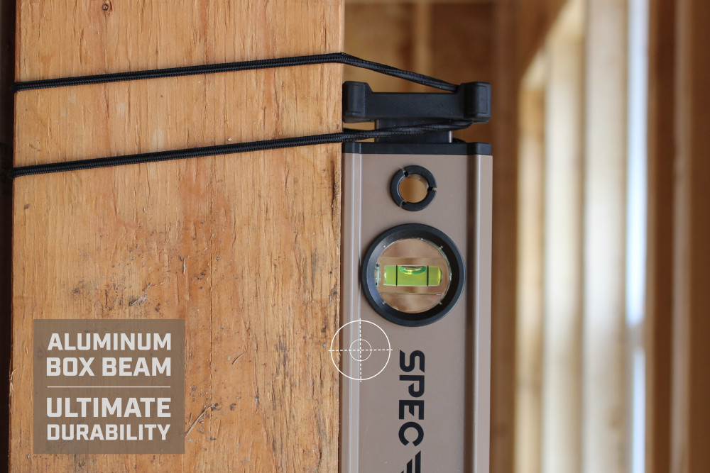 Spec Ops Tools Magnetic Box Beam Level with Bungee 48″ - Ascmtools