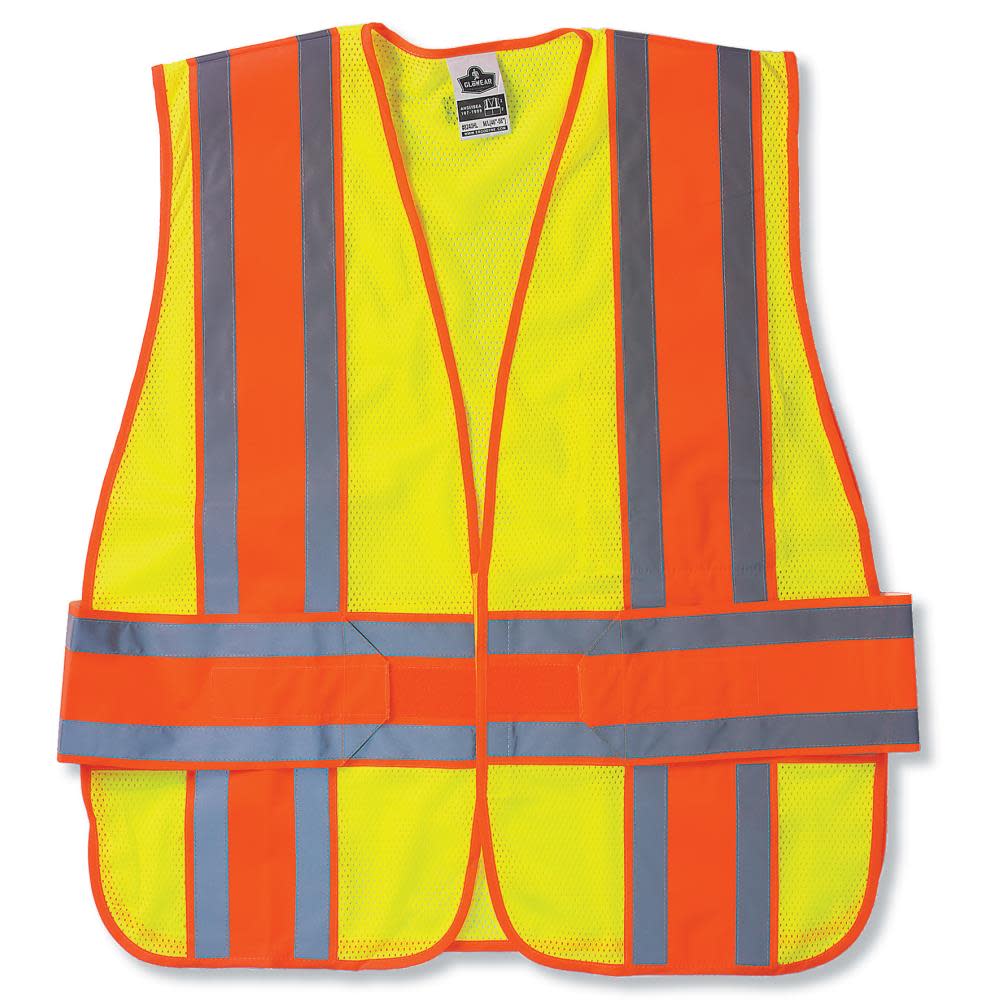 Ergodyne GloWear 8240HL Class 2 Lime Green Safety Vest – M/L - Ascmtools