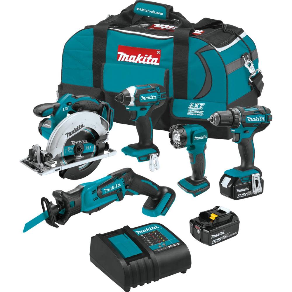 Makita 18V LXT 5 Piece Cordless Combo Kit - Ascmtools