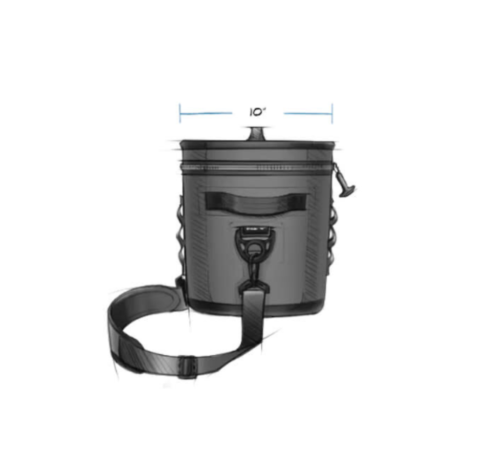 Yeti Hopper Flip 12 Soft Cooler Charcoal - Ascmtools