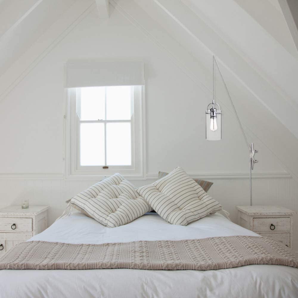 Globe Electric J Pendant Light Chrome 60W E26 1 Light - Ascmtools