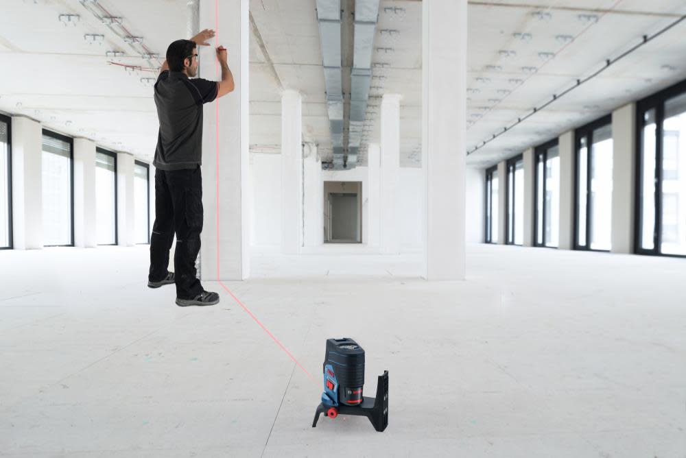Bosch 12V Max Connected Cross-Line Laser with Plumb Points - Ascmtools