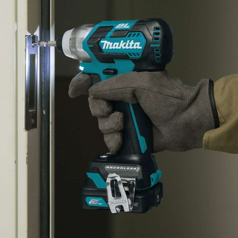 Makita 12 Volt Max CXT Lithium-Ion Brushless Cordless Impact Driver Kit 2.0 Ah - Ascmtools