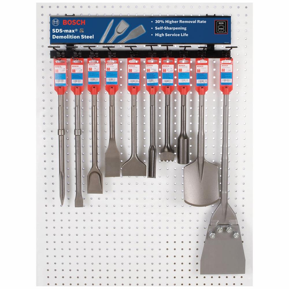 Bosch 2 In. x 14 In. Scaling Chisel SDS-max Hammer Steel - Ascmtools