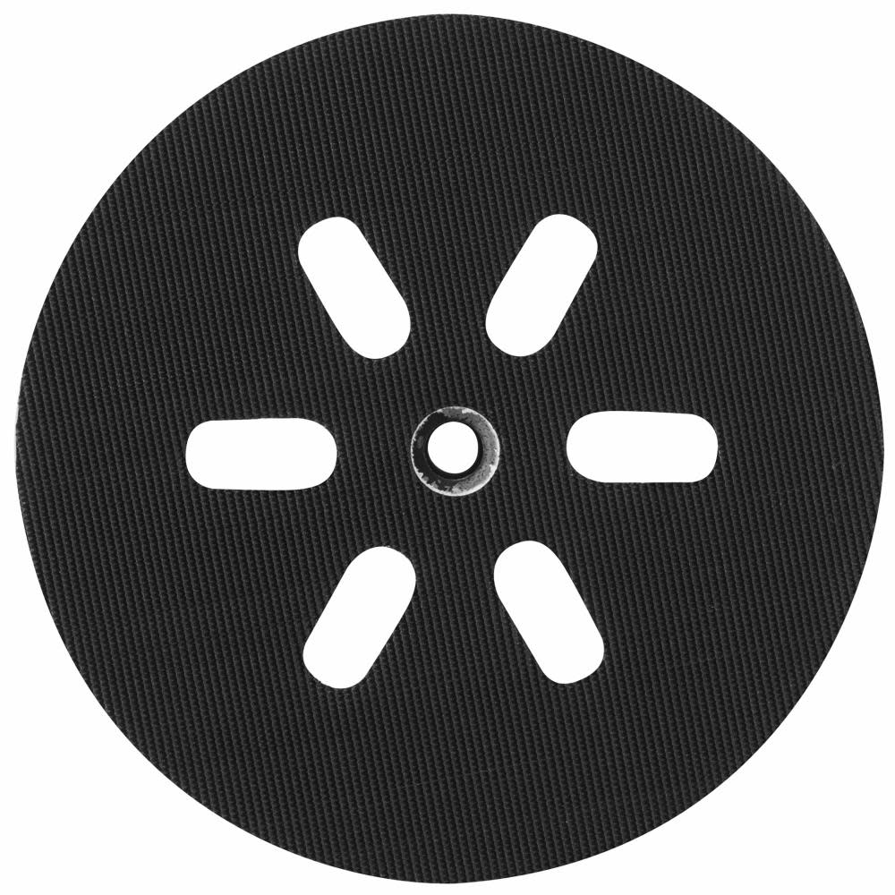Bosch 6 In. 6 Hole Hard Hook & Loop Random Orbit Sander Backing Pad - Ascmtools