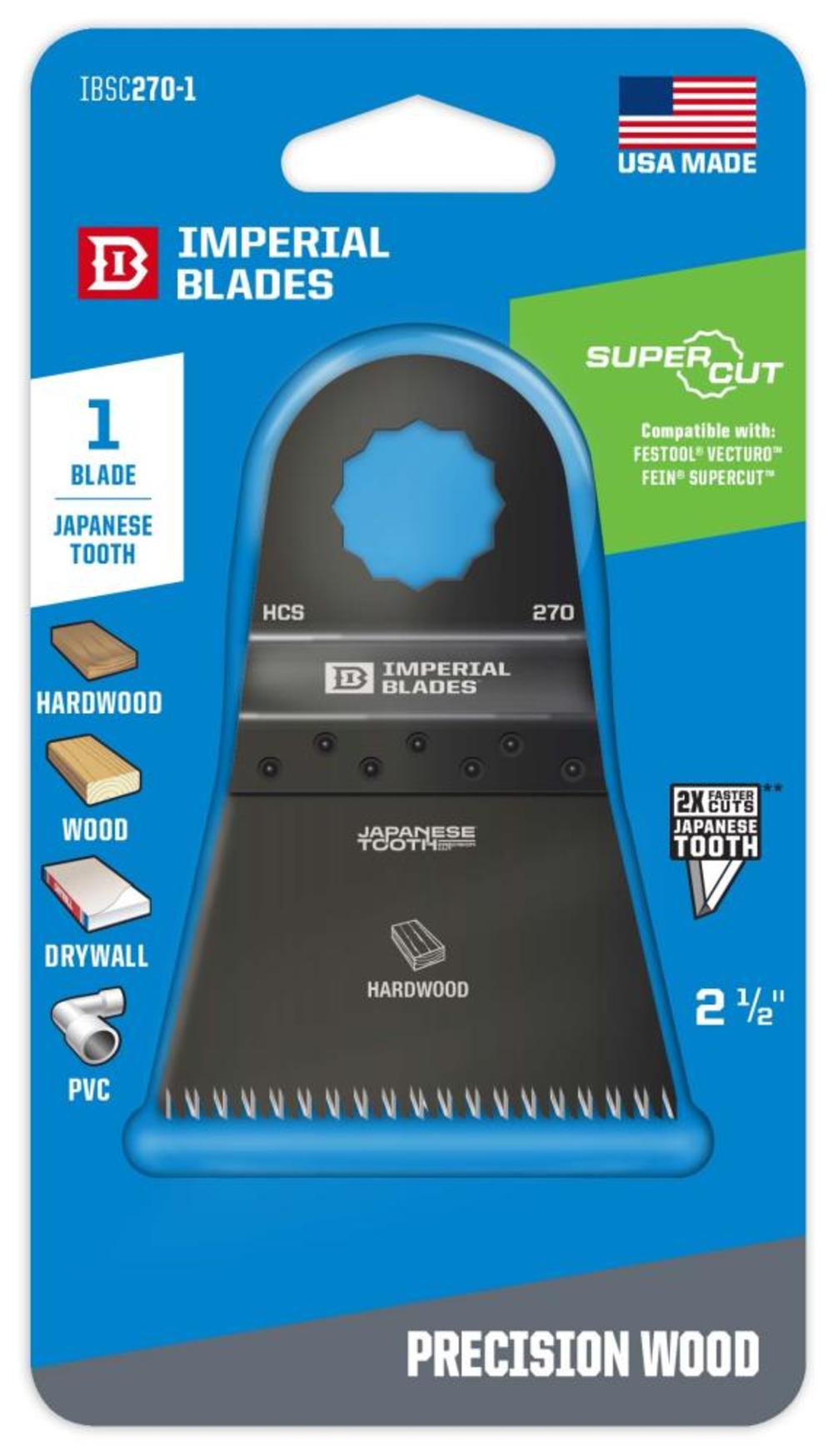 Imperial Blades SuperCut 2 1/2″ Hardwood Blade 25pc - Ascmtools