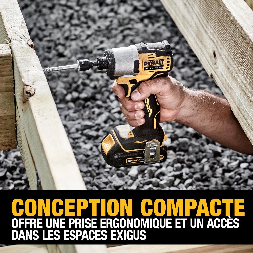 DEWALT 20V MAX 1/4″ Impact Driver Kit Brushless Cordless - Ascmtools