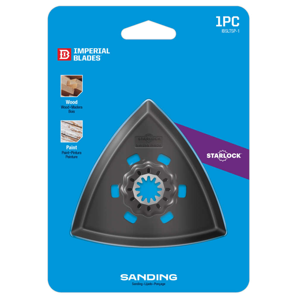 Imperial Blades Starlock 3 1/2″ Oscillating Triangle Sanding Pad 1pc - Ascmtools
