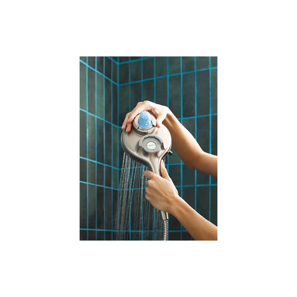 Moen Spot Resist Nickel Aromatherapy Handshower with INLY Capsule - Ascmtools