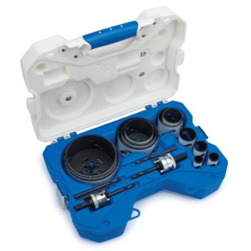 Lenox Deluxe Hole Saw Kit 1200 g 12 Sizes - Ascmtools