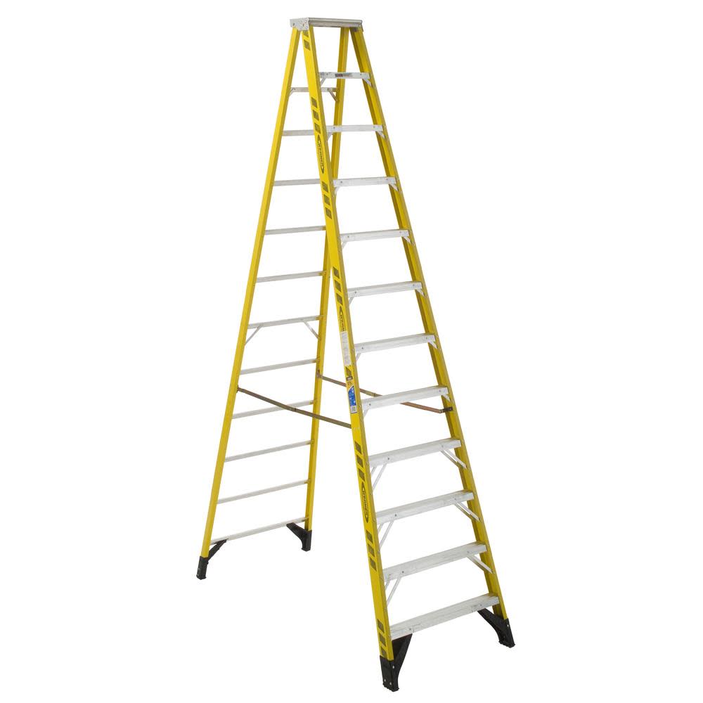 Werner 12 Ft. Type IAA Fiberglass Step Ladder - Ascmtools