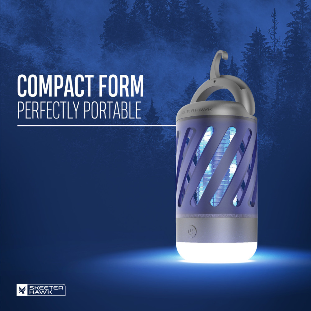 Skeeter Hawk Personal Mosquito Zapper with Lantern Rechargeable - Ascmtools