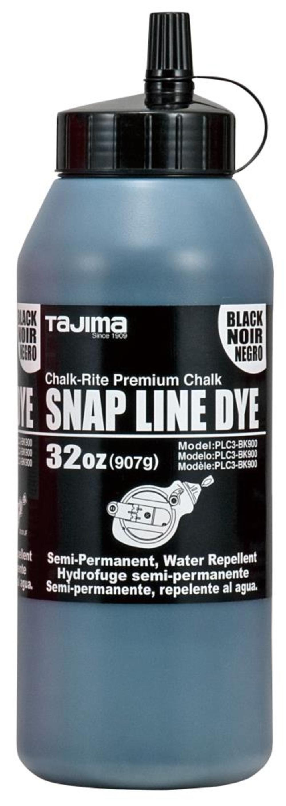 Tajima Black Snap Line Powder Dye 32 oz - Ascmtools