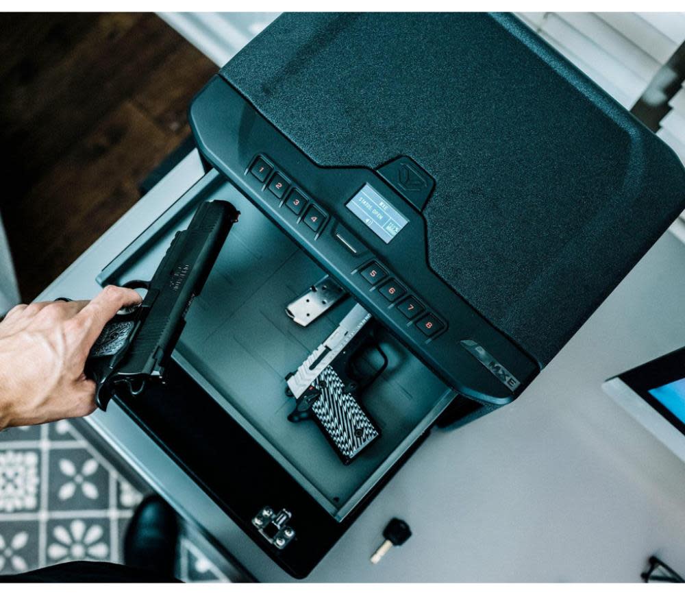 Vaultek Safe MXE BK High Capacity Rechargeable Safe - Ascmtools