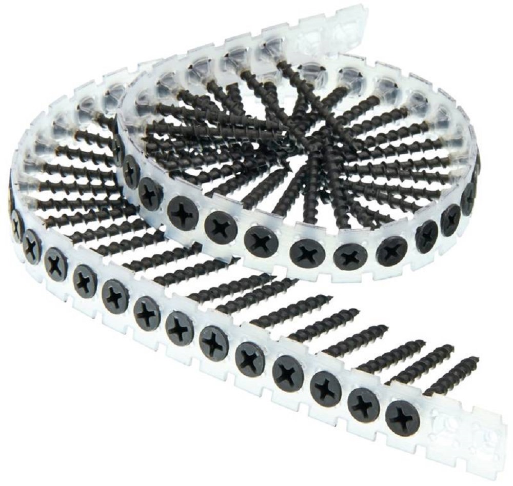 Senco #6X1-1/4″ Sharp Point Bugle Collated Drywall Screw To Wood - Ascmtools