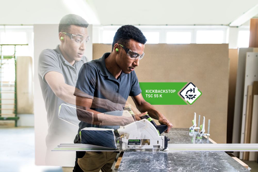 Festool TSC 55 KEB-F-Basic Cordless Track Saw Bare Tool - Ascmtools