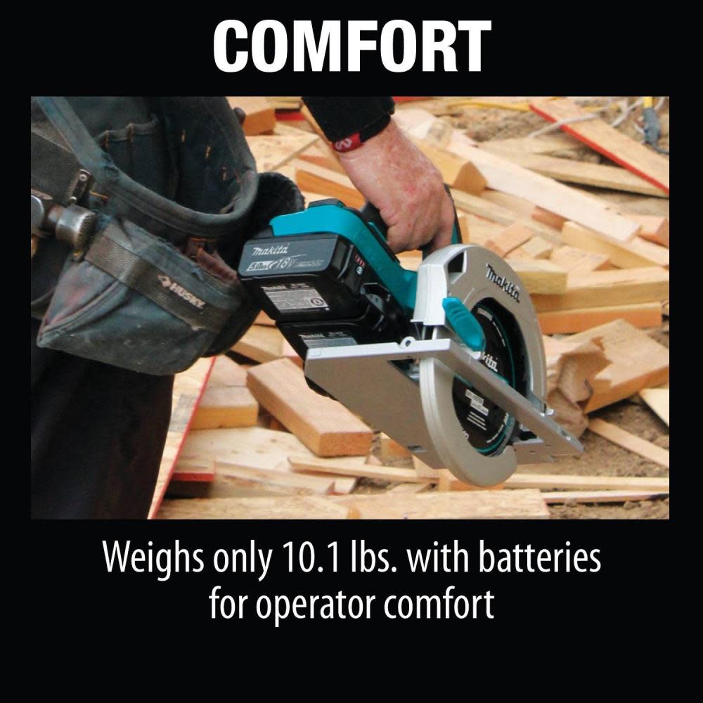 Makita 18V X2 LXT Lithium-Ion (36V) Cordless 7-1/4 In. Circular Saw Kit (5.0Ah) - Ascmtools