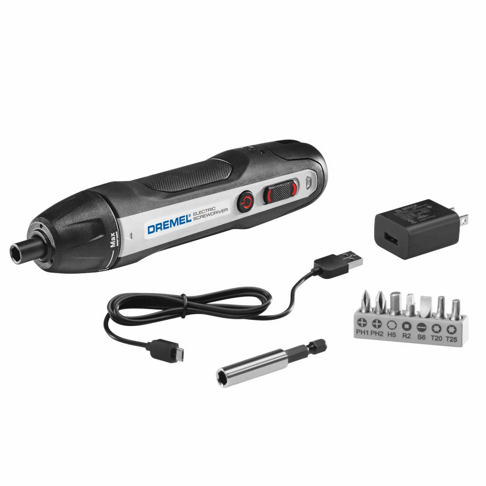 Dremel Home Solutions Electric Screwdriver USB Rechargeable Kit - Ascmtools