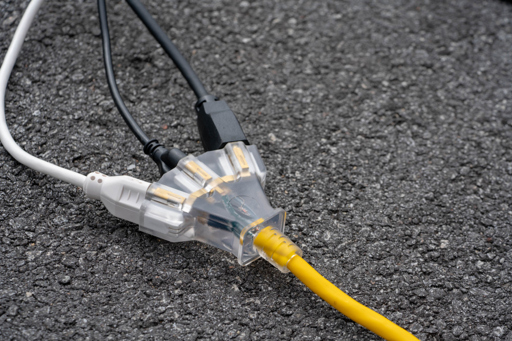 Southwire 3 Outlet Extension Cord Lighted End 12/3 SJTW 50′ - Ascmtools