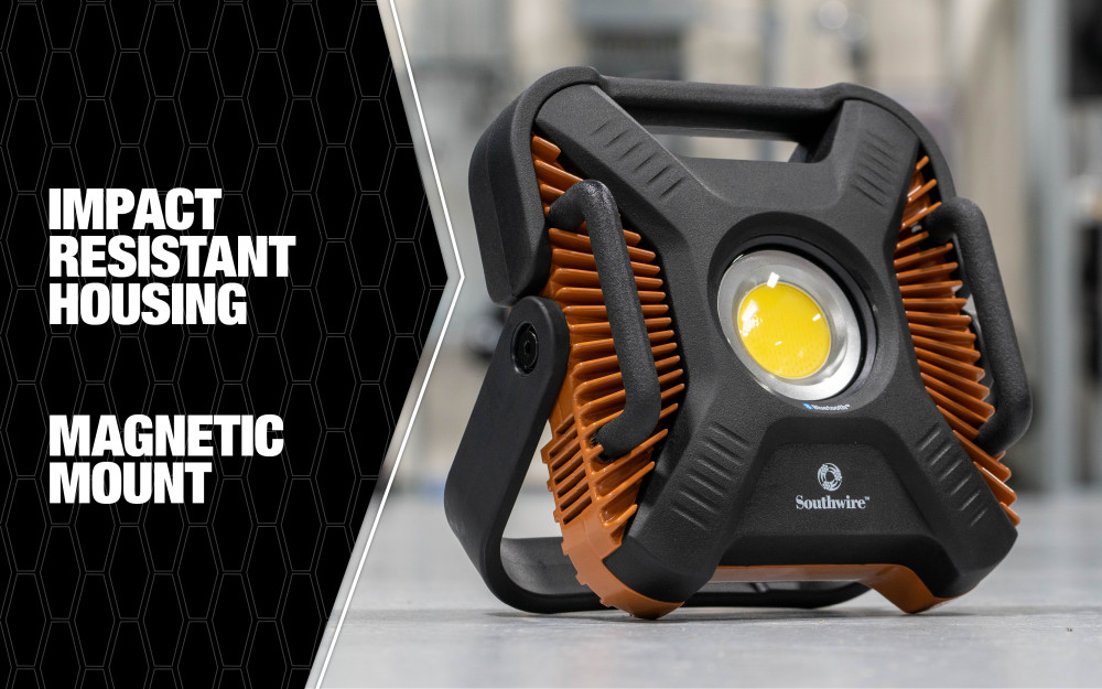 Southwire Work Light LED Rechargeable 6000 Lumen - Ascmtools