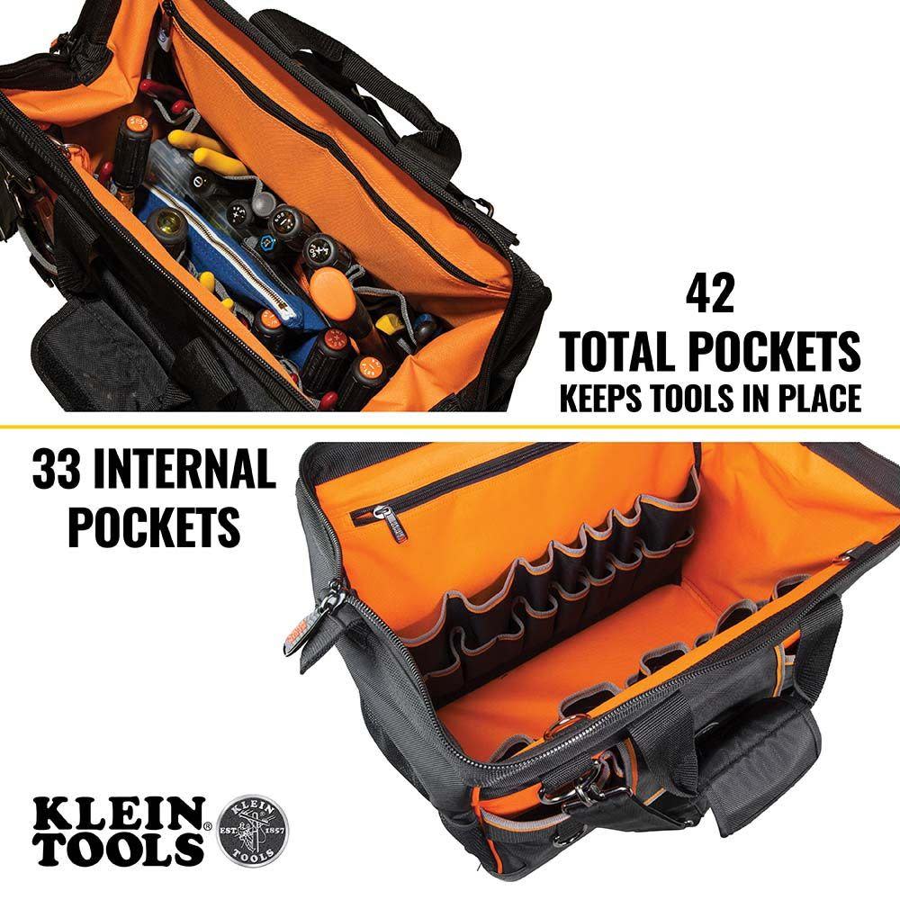 Klein Tools Tradesman Pro Wide-Open Tool Bag - Ascmtools