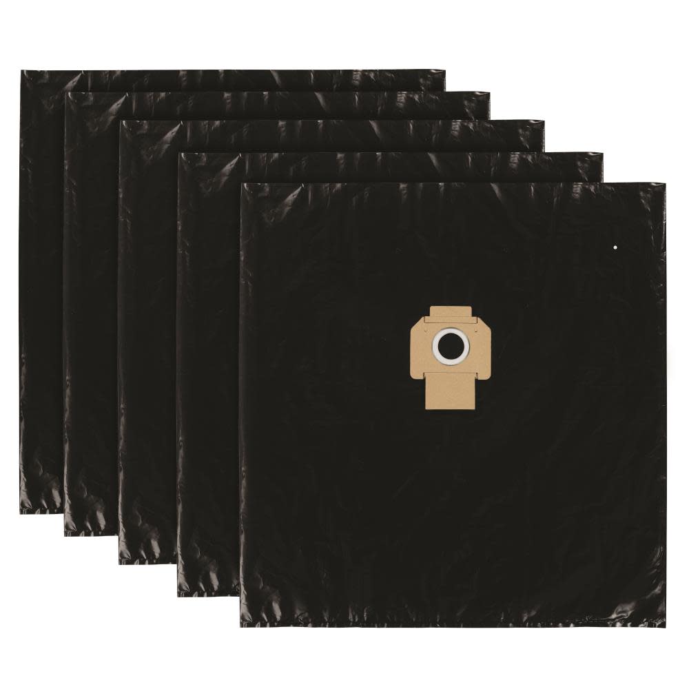 DEWALT Disposable Plastic Liner for Dust Extractors 5 pack - Ascmtools