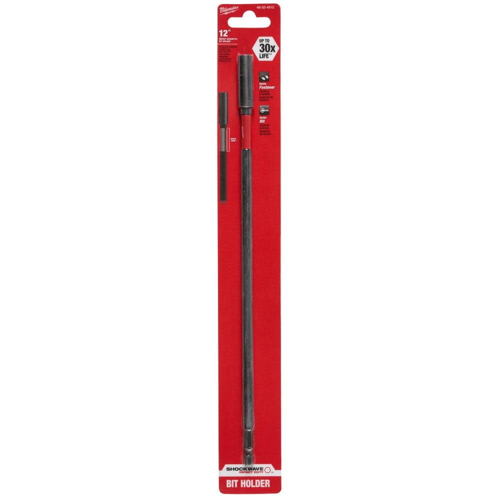 Milwaukee SHOCKWAVE 12 in. Magnetic Bit Tip Holder - Ascmtools