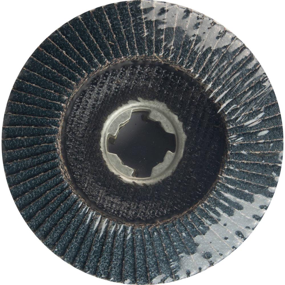 Makita X-LOCK 4 1/2″ Angled Grinding and Polishing Flap Disc for X-LOCK and All 7/8″ Arbor Grinders 40 Grit Type 29 3pk - Ascmtools