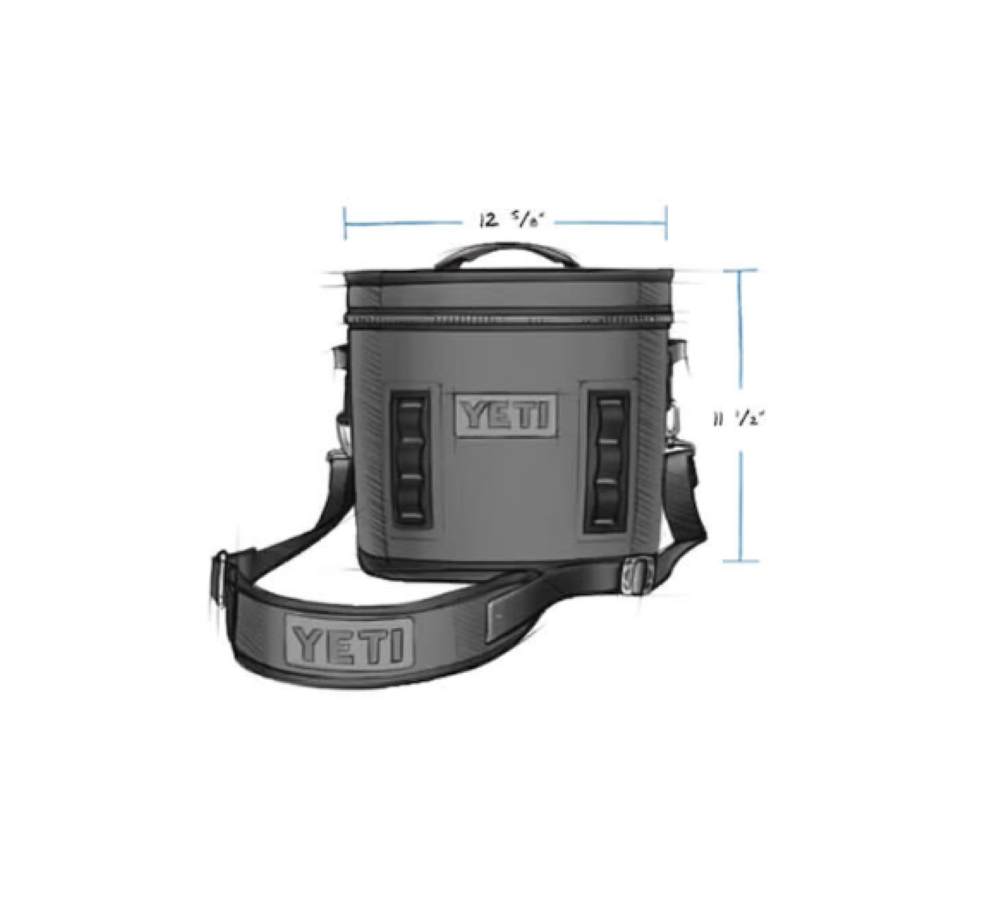 Yeti Hopper Flip 12 Soft Cooler Charcoal - Ascmtools