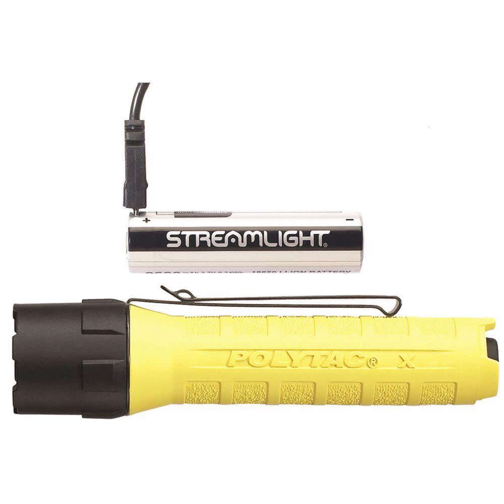 Streamlight PolyTac X USB Yellow Tactical Handheld Flashlight - Ascmtools